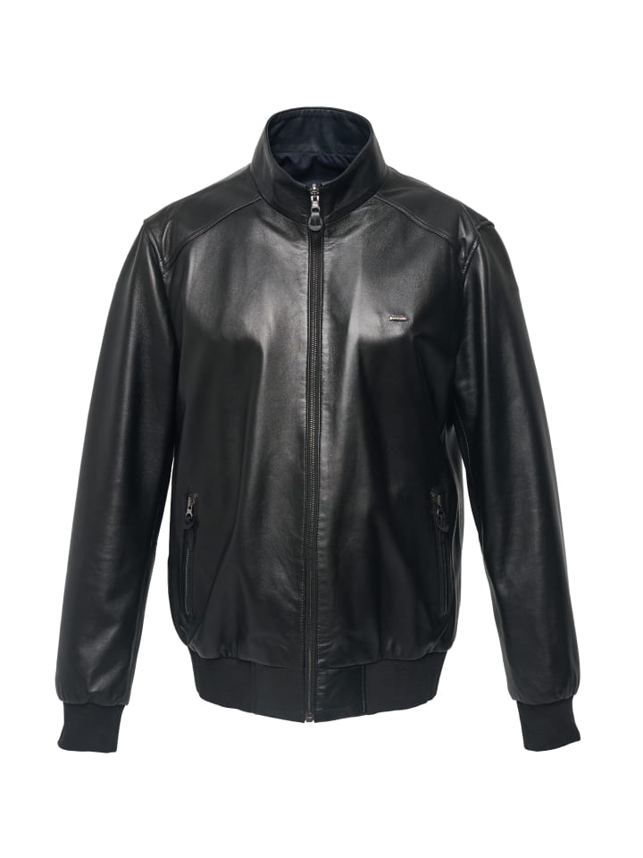

Кожаная куртка Pierre Cardin, цвет black - schwarz