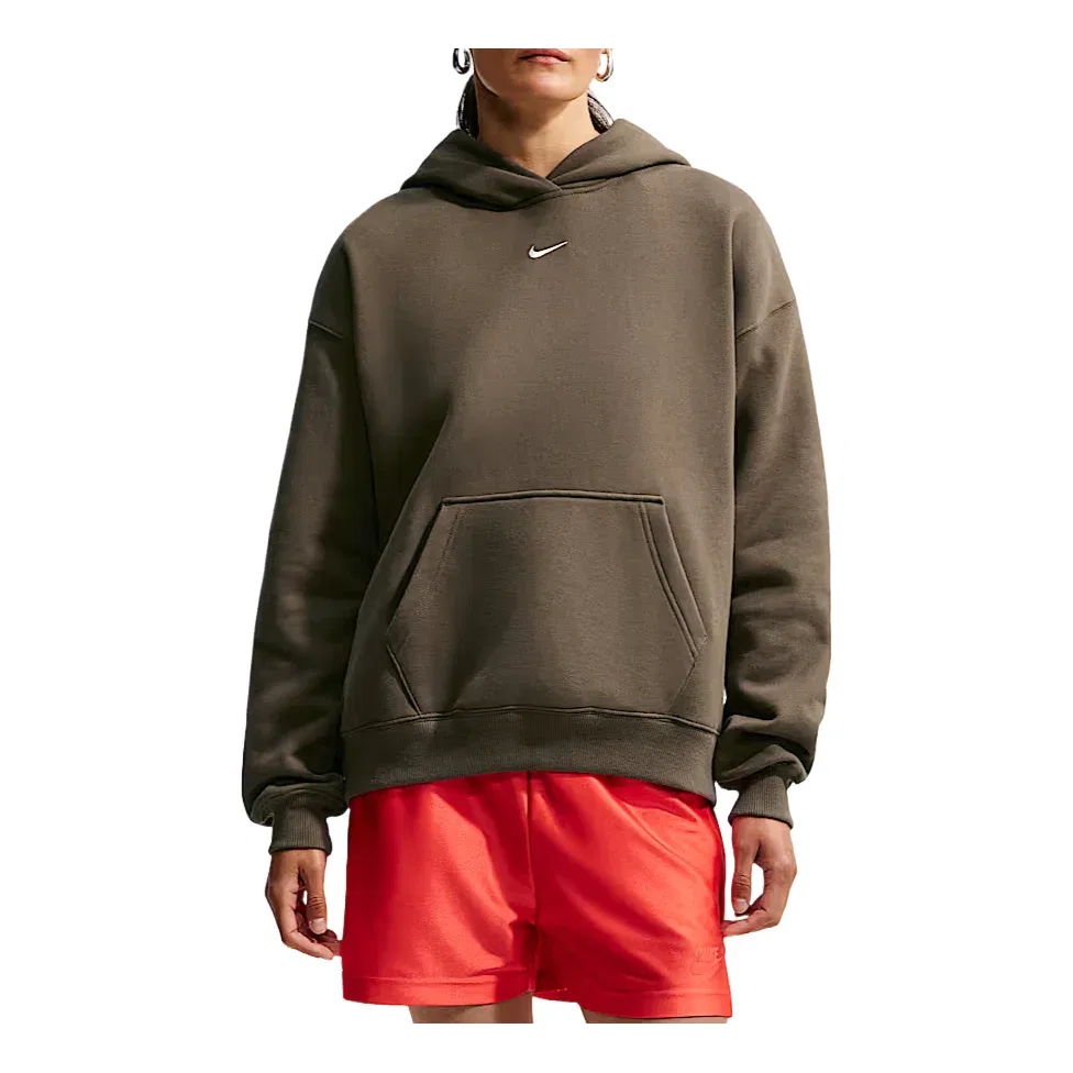 Женское худи Studio Fleece Medium Weight Hoodie 'Dark Hazel Sail' Nike, Dark Hazel/Sail