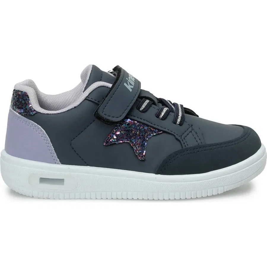Детские кроссовки из ПВХ Malibu PU Girl P Kinetix, Темно-синий/Фиолетовый