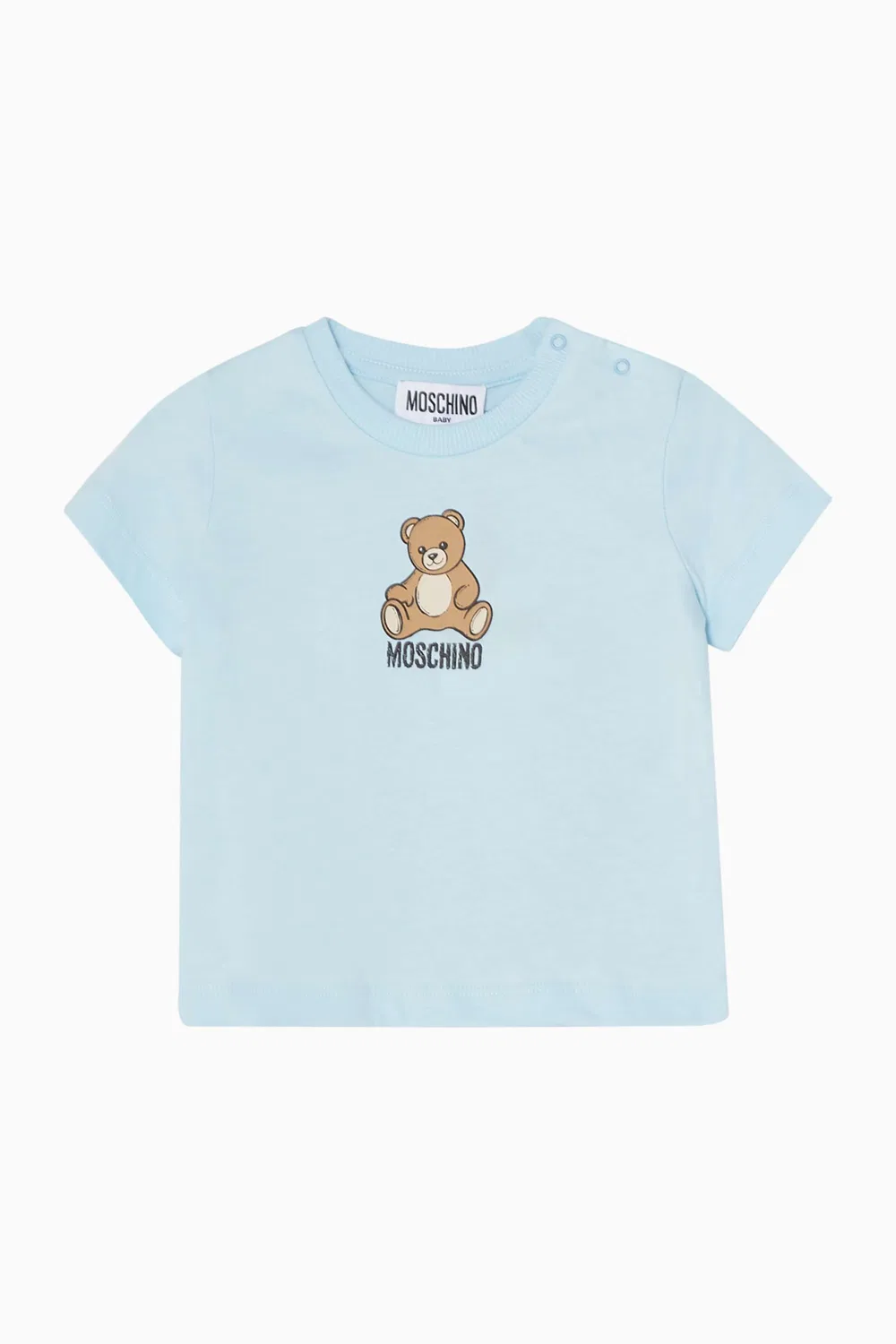 Футболка с принтом медвежонка Moschino, синий