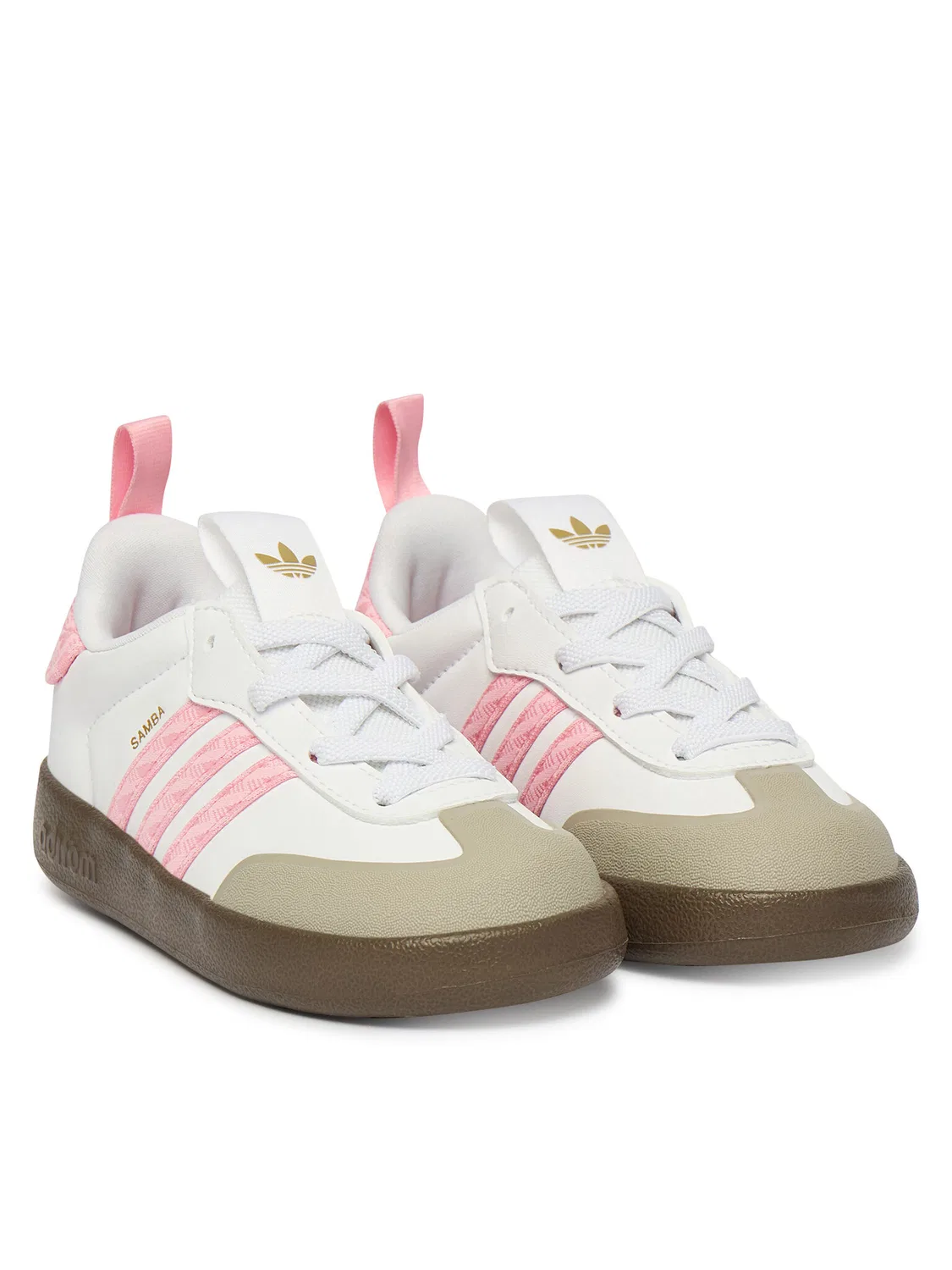 Кроссовки для девочки adifom Samba Adidas, белый — фото 2