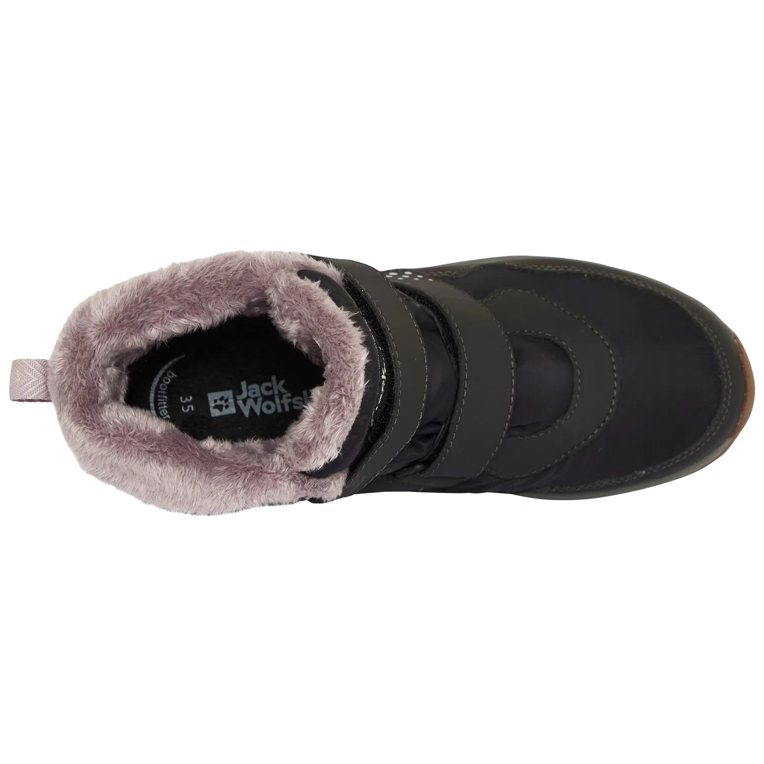 Детские зимние ботинки для ходьбы POLAR BEAR-G TEXAPORE MID VC K Jack Wolfskin, Phantom — фото 4