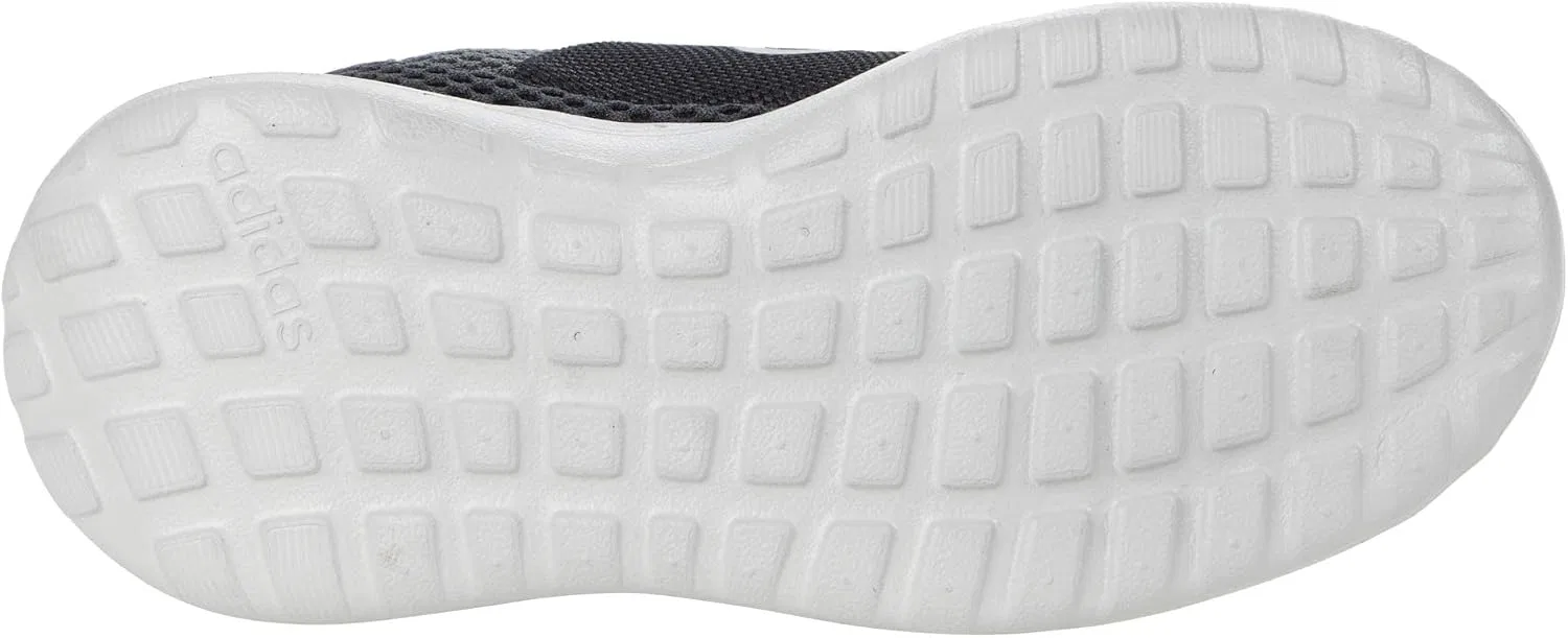 Детские кроссовки для девочек Adidas Lite Racer Adapt 4.0, Grey/Grey/Black — фото 4