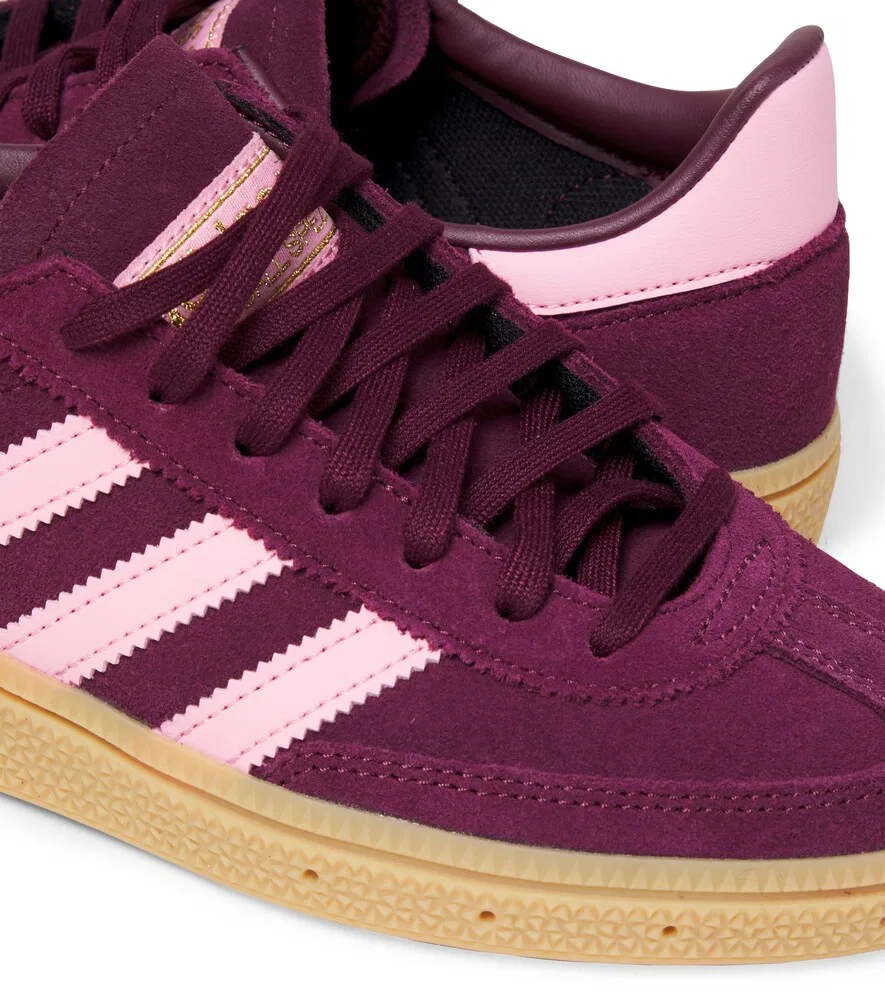 Кроссовки Handball Spezial Adidas Originals Kids, бургунди — фото 4