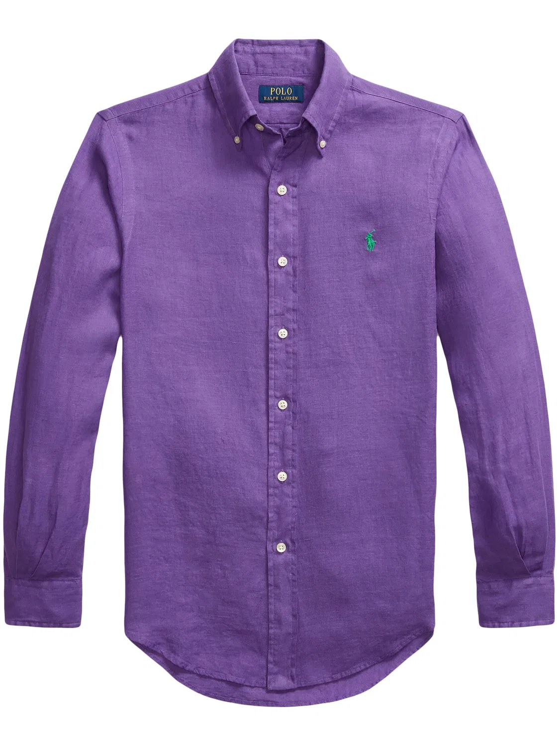 Polo Ralph Lauren Рубашка с вышитым пони, фиолетовая