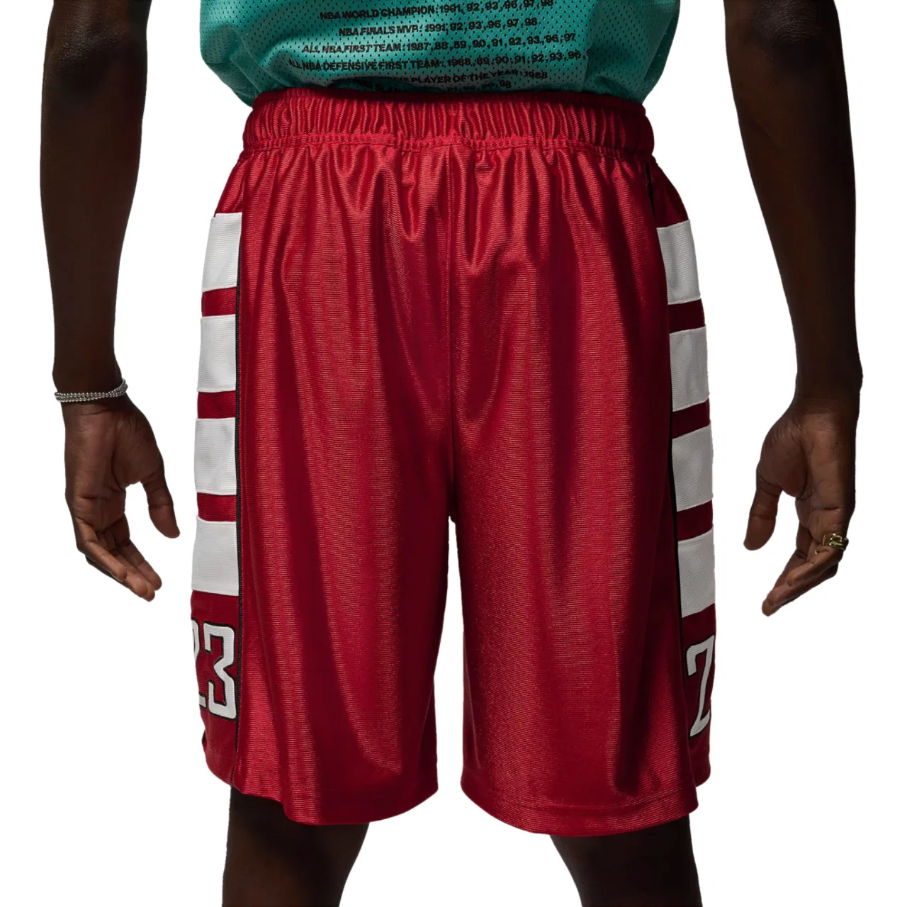 Мужские шорты Cat Scratch Jordan, цвет Black/Gym Red — фото 2