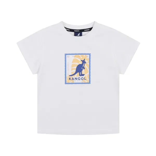 Футболка с принтом кенгуру, Coolmax Kangol Kids, белый