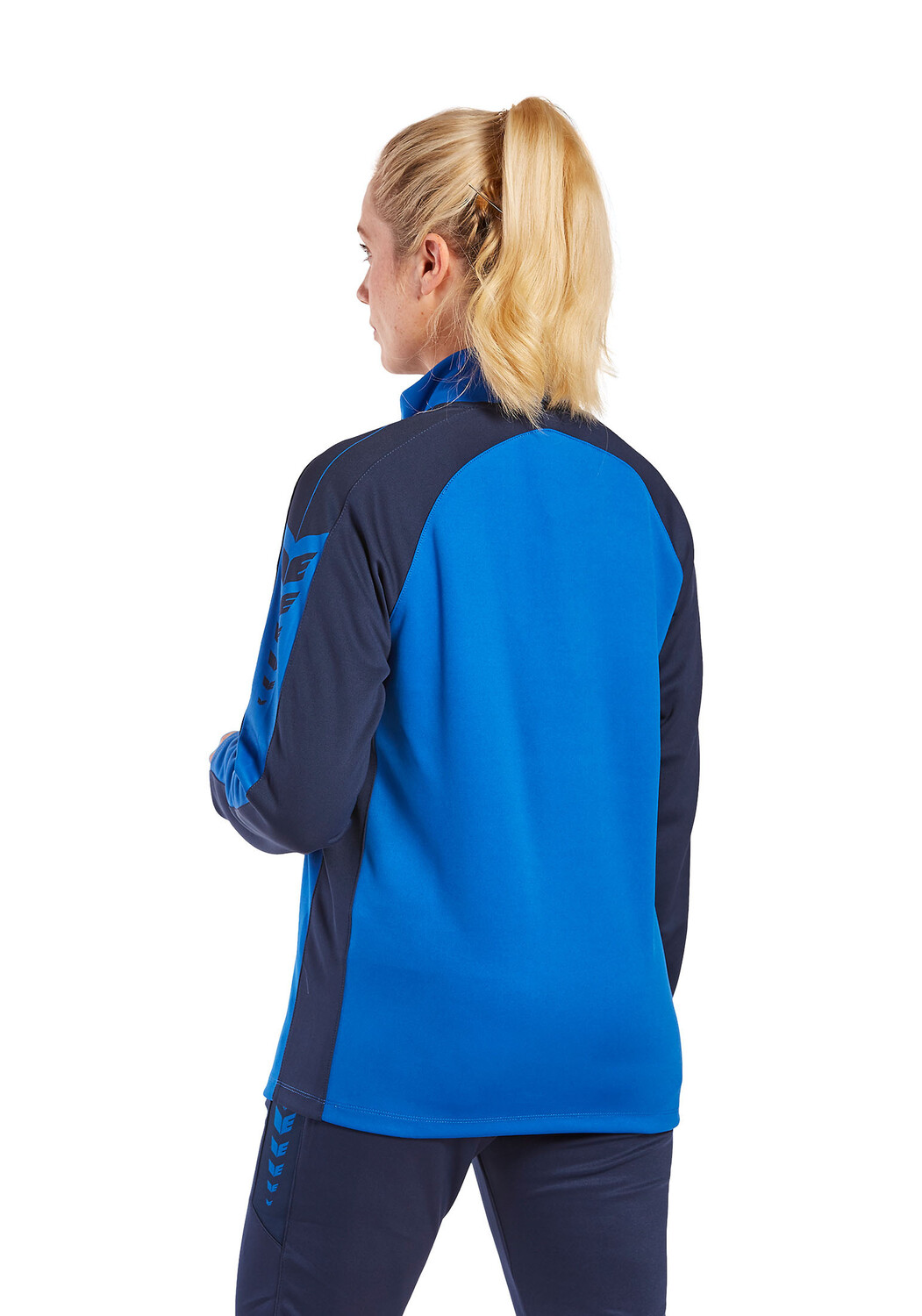 Спортивная футболка erima Six Wings Trainingstop, цвет new royal/new navy — фото 3