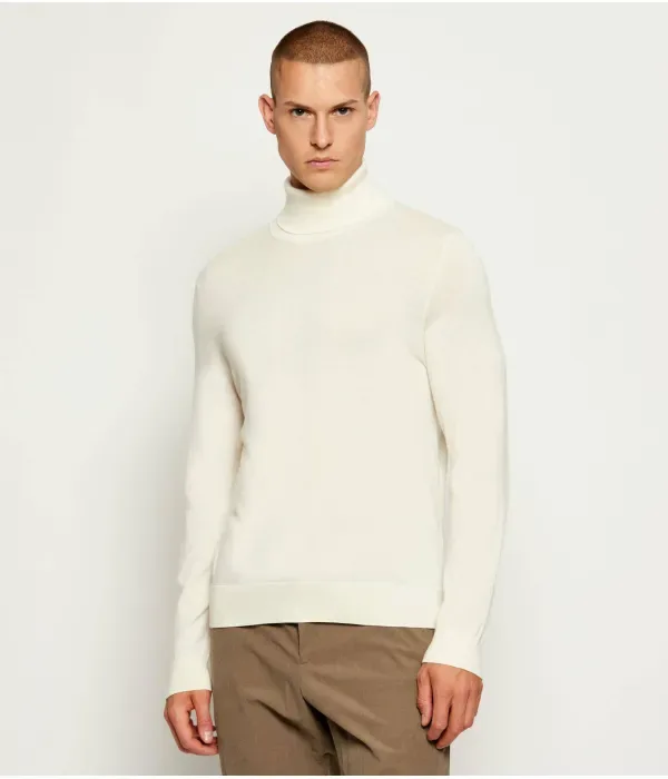 Водолазка Hernando Cashmere regular fit Boss, кремовый