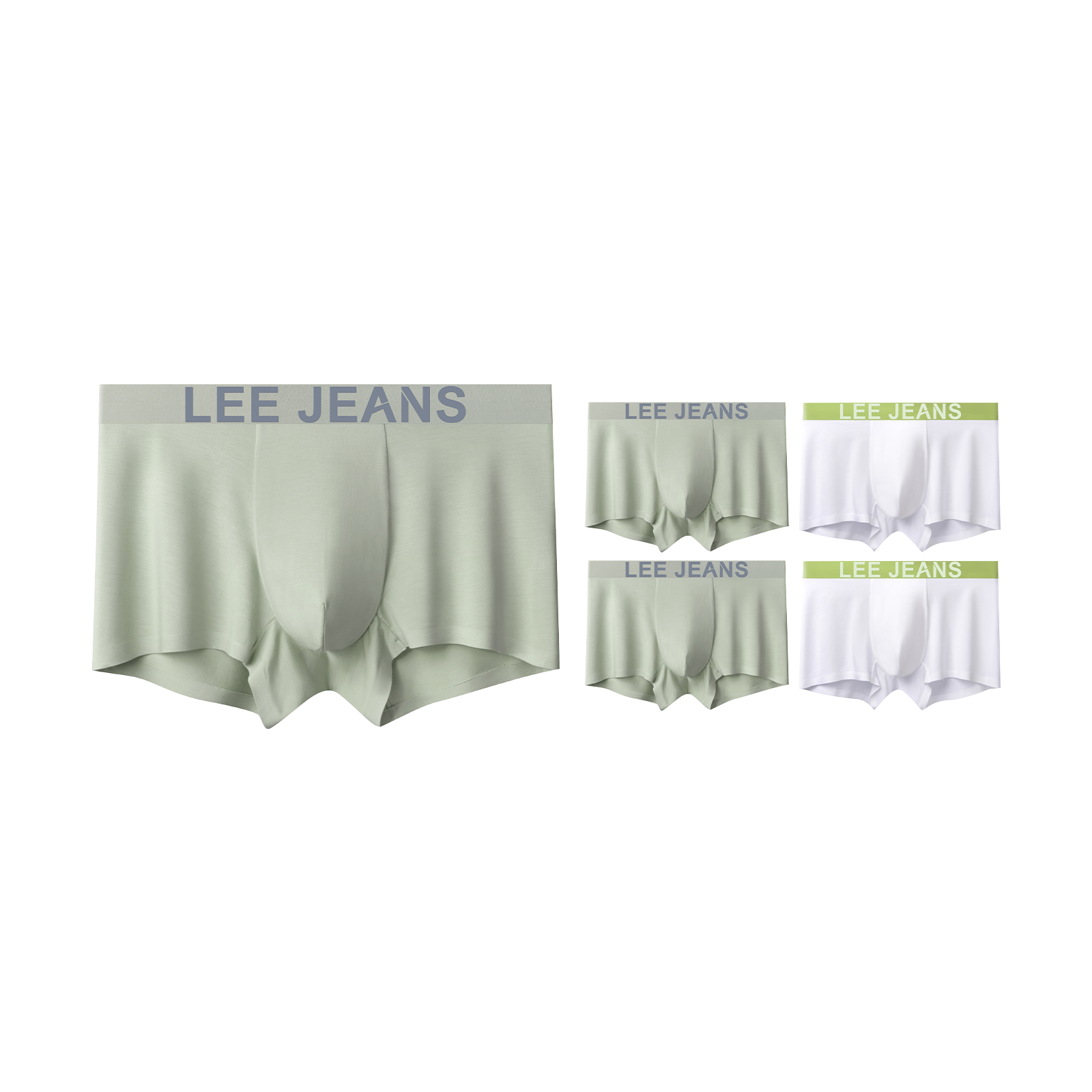 

Sunset 5.0 Sunset 1.0 Трусы мужские бокс 5 штук Lee, зеленый