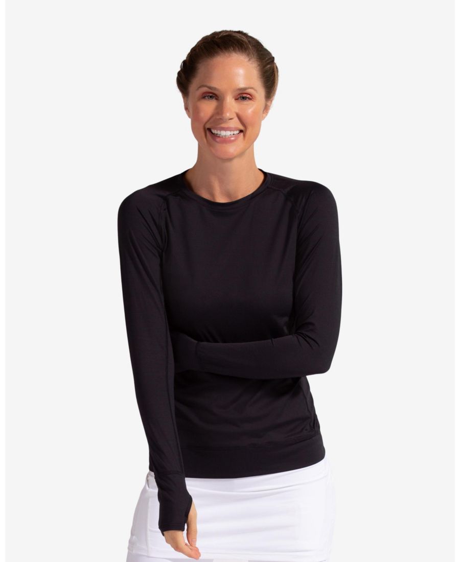 

Женский солнцезащитный пуловер с защитой от солнца UPF 50+ BloqUV, Black