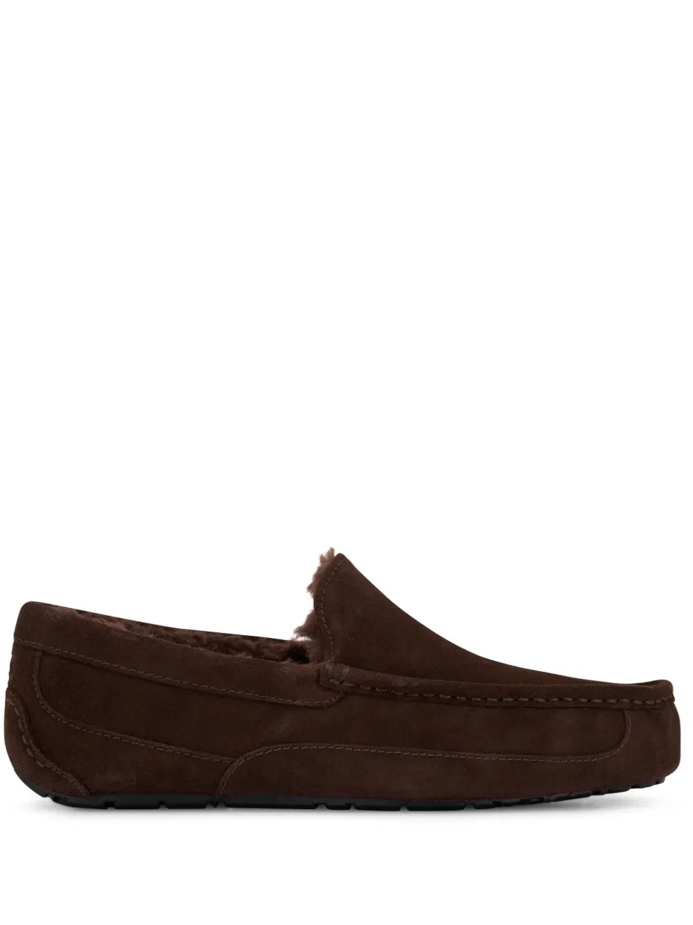 Замшевые тапочки Ascot Ugg, коричневый