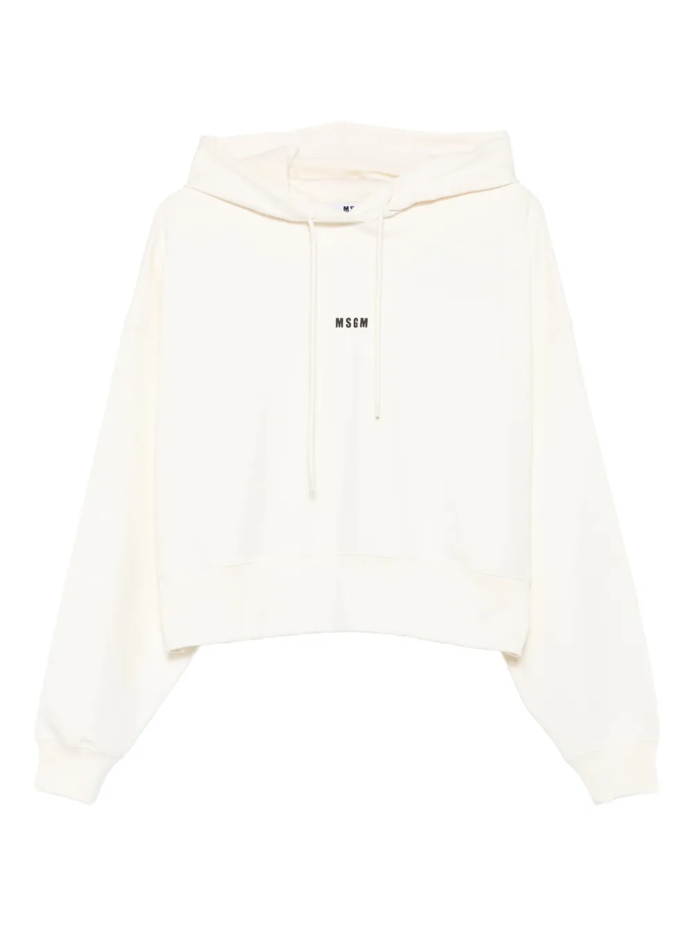 

Толстовка с капюшоном и логотипом MSGM, белый