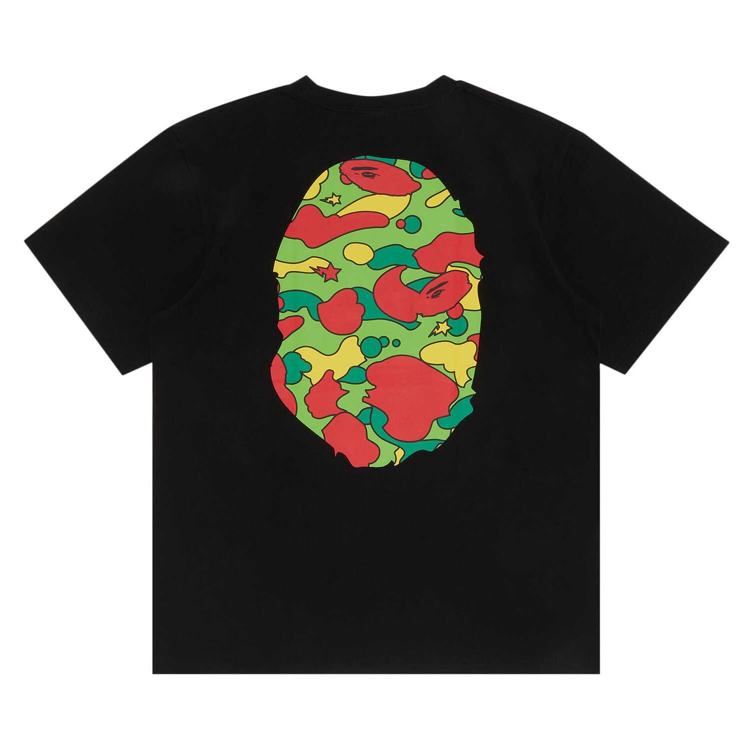 

Футболка BAPE Sta Camo Big Ape Head, Черный/Многоцветный