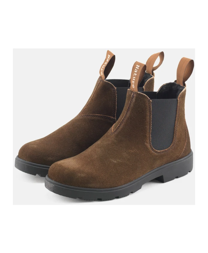 Зимние ботинки из масляной замши красного дерева Nature Footwear, коричневый — фото 2