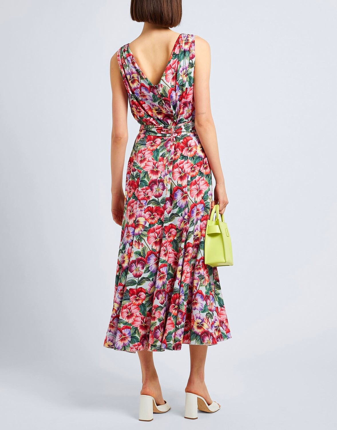 Платье Dolce&Gabbana, фуксия — фото 4