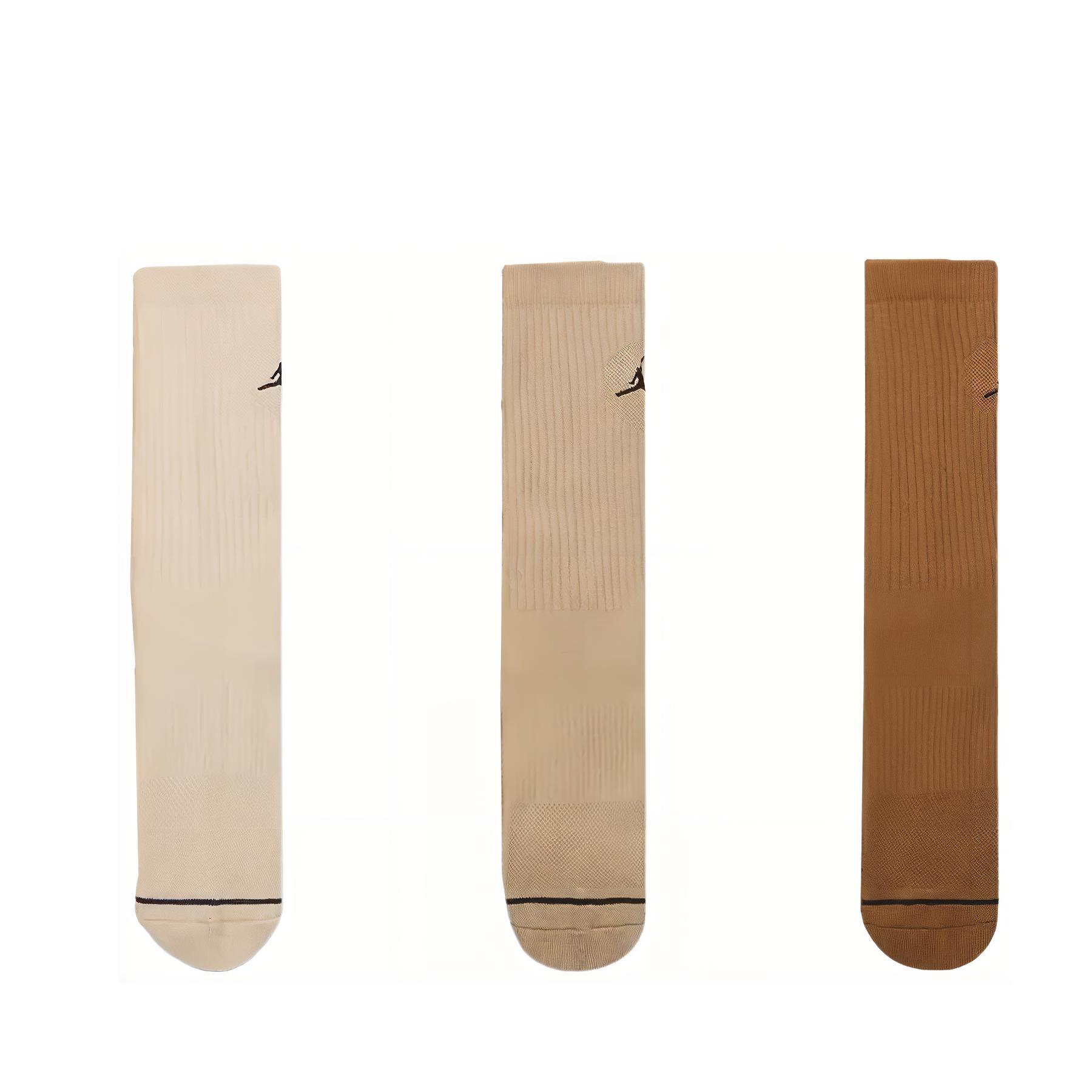 

Носки до середины голени унисекс, 3 пары Nike, 3 Pack (Ecru+Khaki+Coffee)