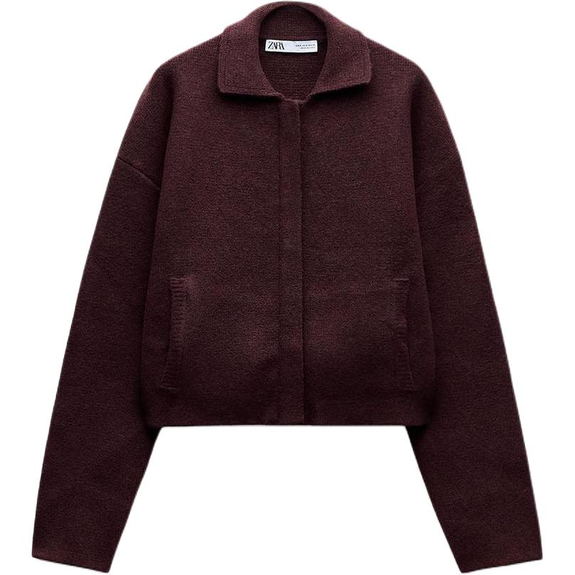 

ZARA Джемпер женский ярко-красный