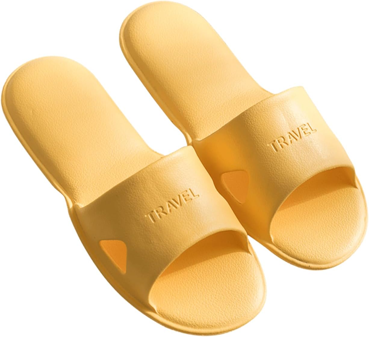 

Дорожные тапочки Cliont, складные тапочки для душа, тапочки для душа для женщин и мужчин, противоскользящие, желтый