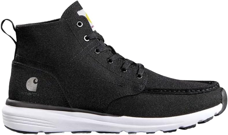 Мужские ботинки Carhartt Haslett Canvas Chukka - ботинки с мыском-мок, легкой промежуточной подошвой LWD, стелькой с поддержкой свода стопы и быстросохнущей подкладкой, черный — фото 2