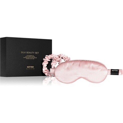 

Набор маски для сна и резинок для волос Notino Silk Collection — розовый