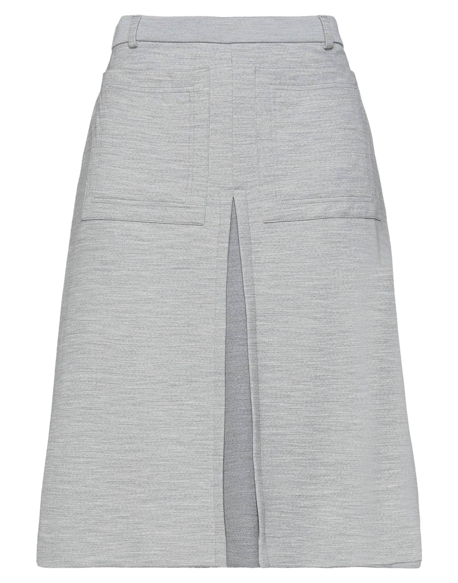 

Юбка миди Burberry, серый