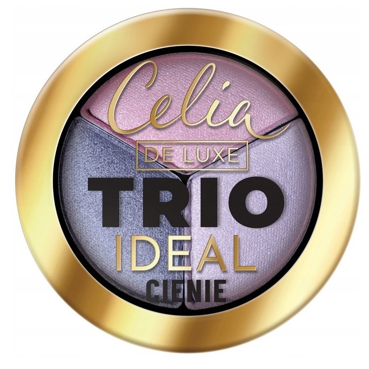 

Celia, De Luxe Trio Ideal прессованные тени для век 301 4 г
