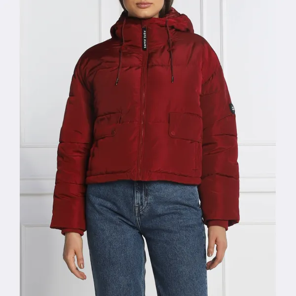 

Куртка Amandine классического кроя Pepe Jeans London, бургунди