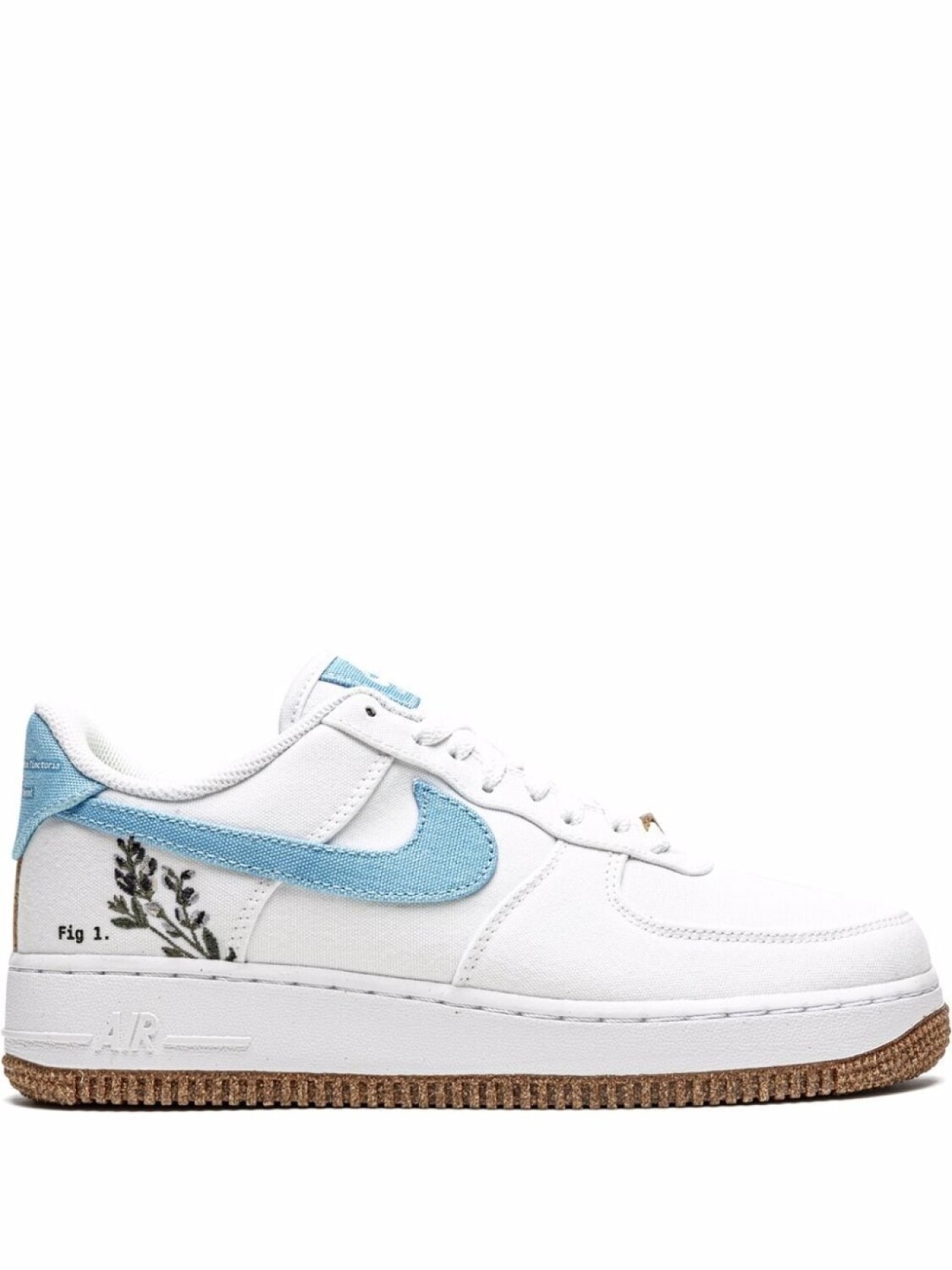

Кроссовки Nike Air Force 1 '07, белый/голубой