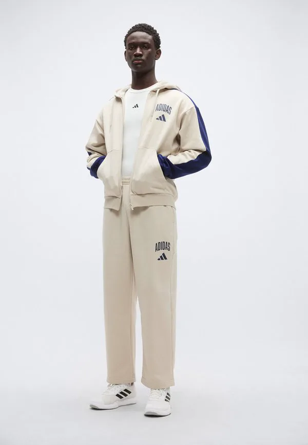 Студенческая толстовка на молнии Adidas Sportswear, Alumina/Dark Blue — фото 2
