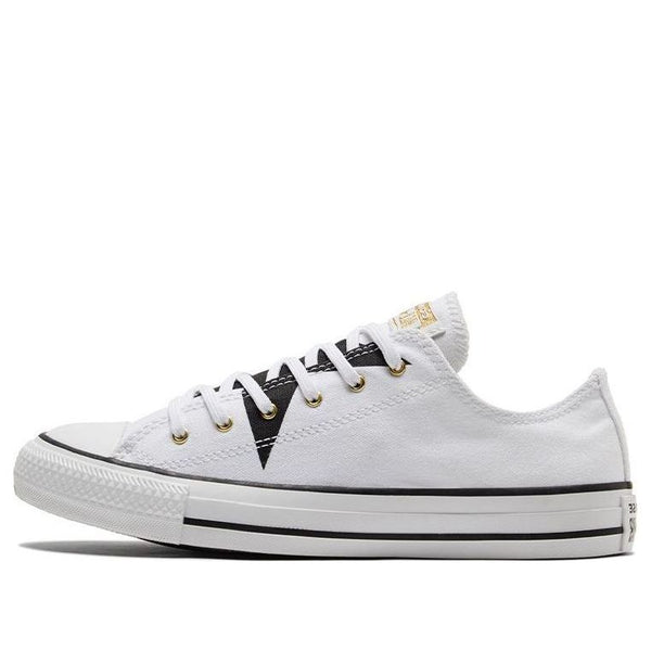 

Кроссовки chuck taylor all star low-top canvas shoes white/black Converse, белый