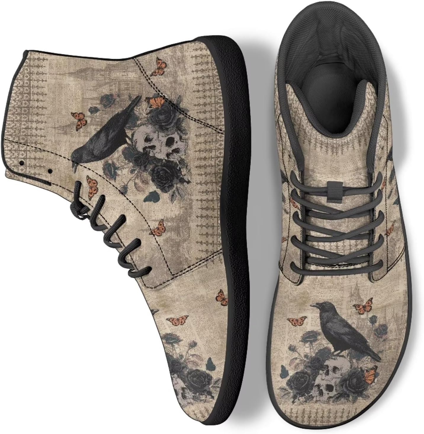 

Кроссовки на высокой подошве с животным принтом, повседневная обувь для офиса, нескользящие спортивные кроссовки для женщин и мужчин Ecaestolph, коричневый