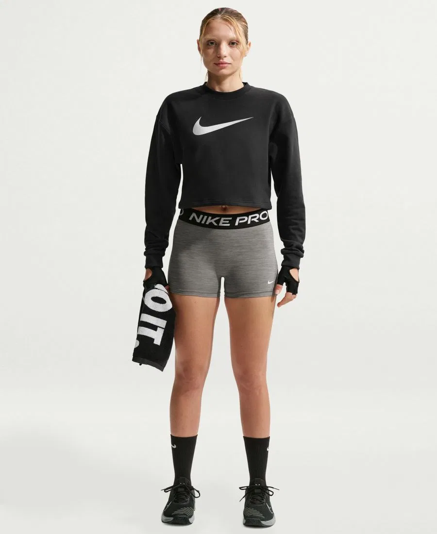 Женские велосипедные шорты со средней посадкой Nike, Smoke Grey Heather/Black/White