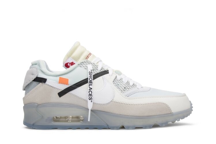 

Кроссовки Nike Off-White x Air Max 90 'The Ten', белый