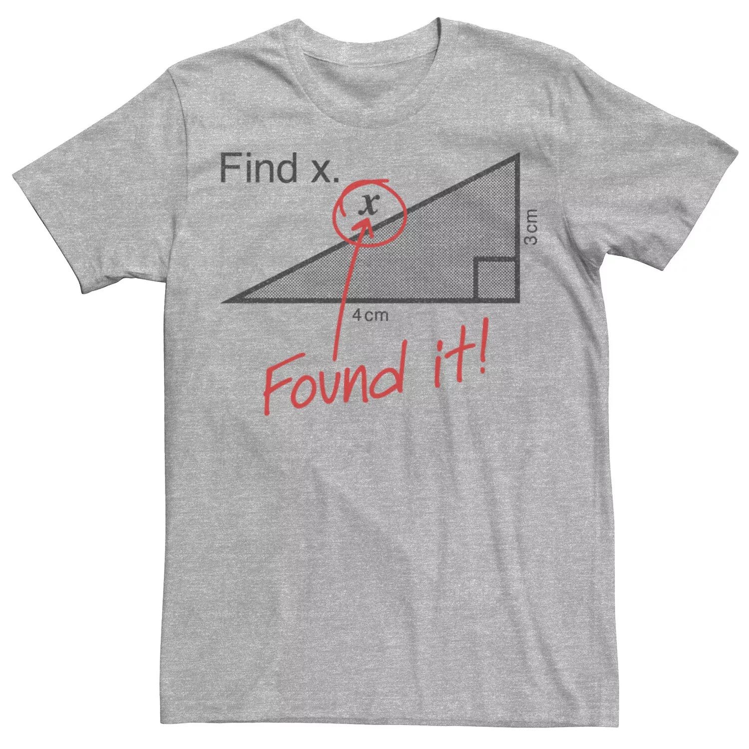 

Мужская футболка с рисунком Find X Math Humor Licensed Character