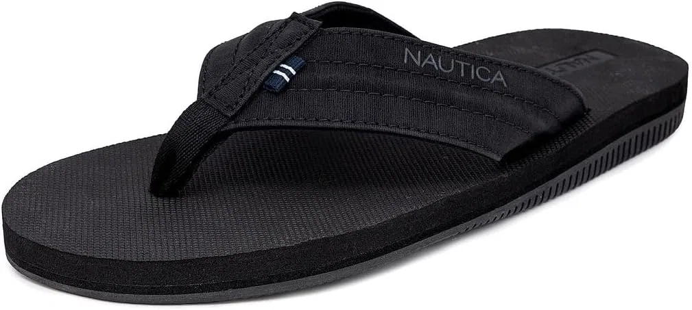 Сандалии-слайды Nautica, водонепроницаемые, Streak Black