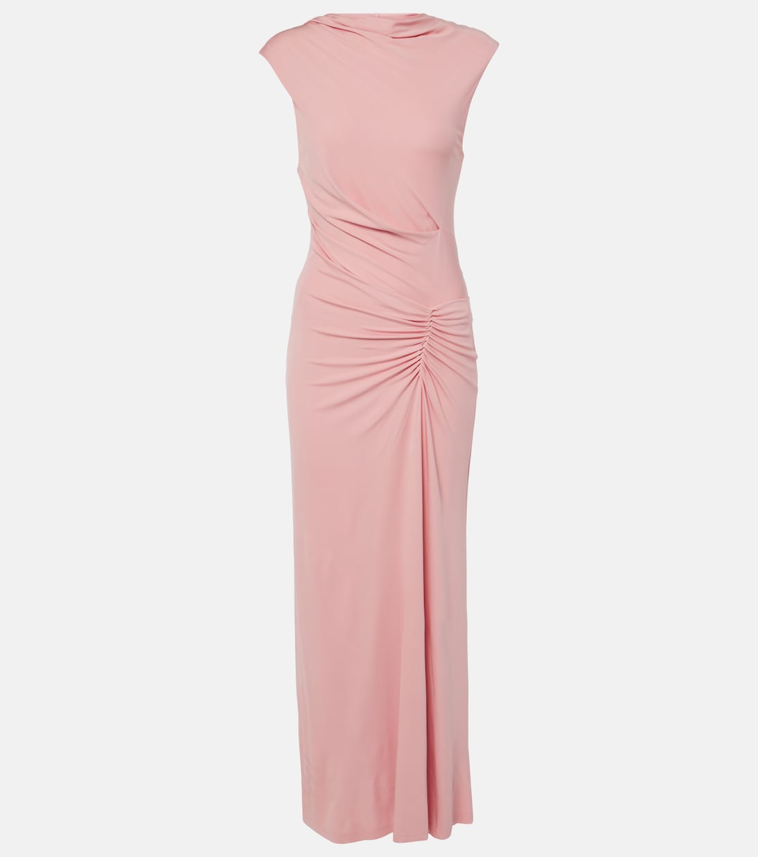 

Платье макси из джерси Acacia со сборками Simkhai, Dusty Rose