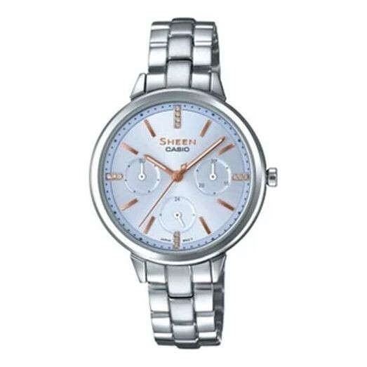 

Часы CASIO SHEEN Series Quartz Silver Analog, цвет silver