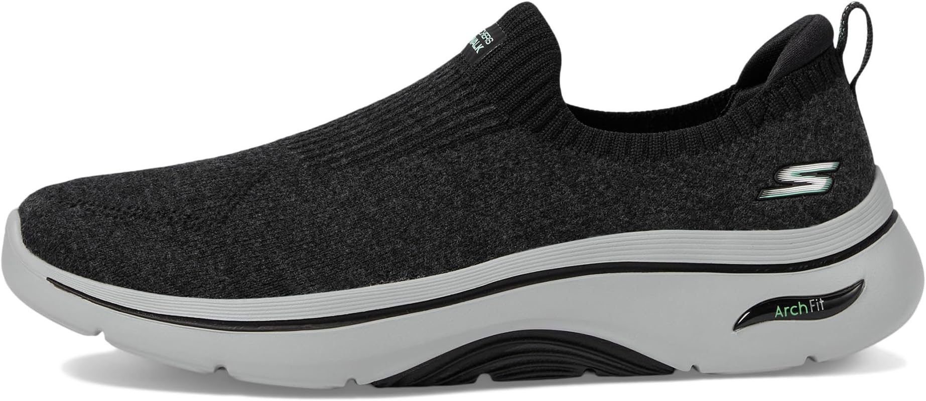Кроссовки SKECHERS Performance Go Walk Arch Fit 2.0 Eliza, цвет Black/Mint — фото 4