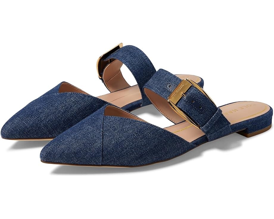 

Балетки Cole Haan Vandam Buckle Mule, цвет Denim