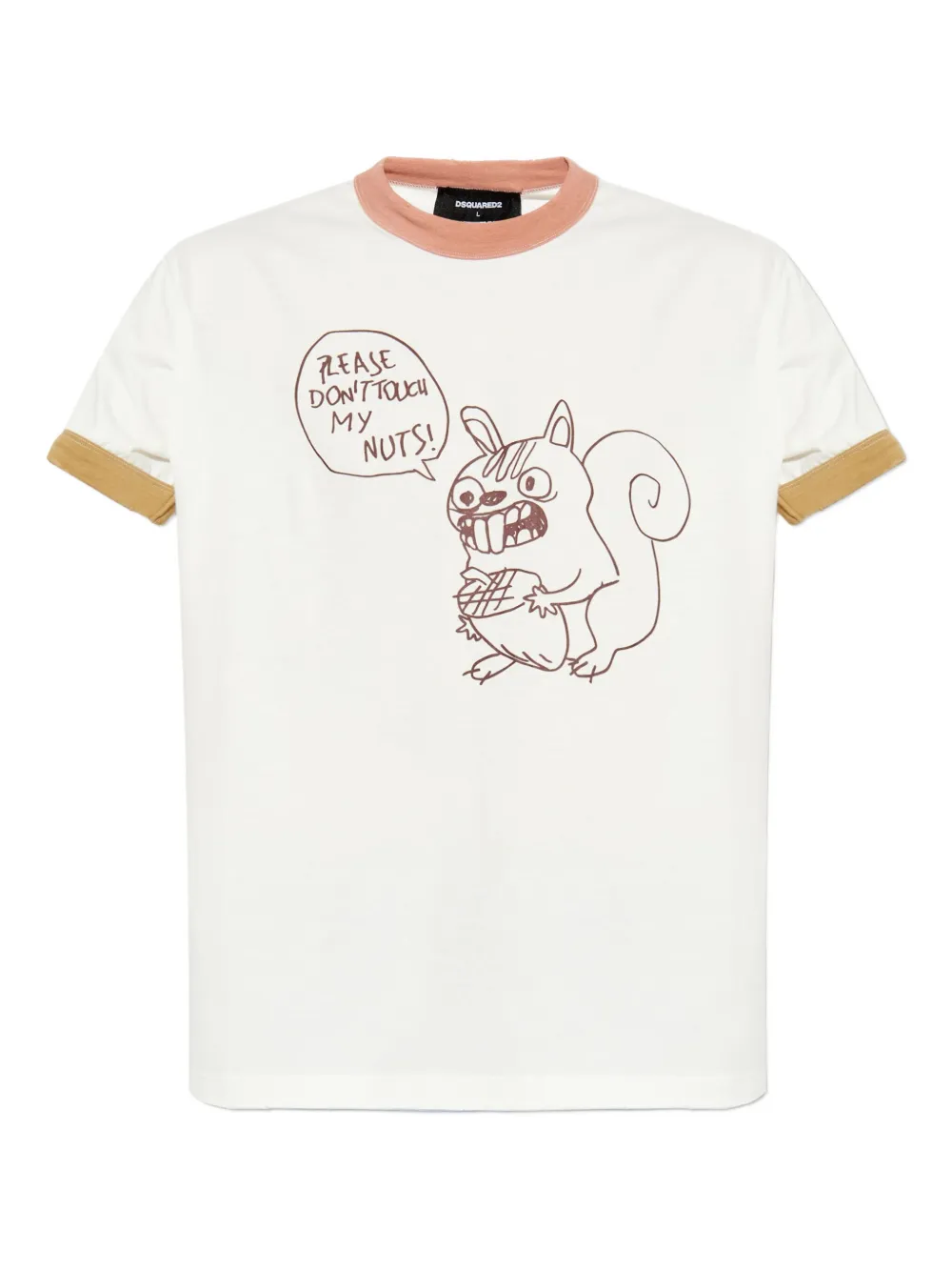 

Футболка с короткими рукавами и графическим принтом Dsquared1, белый