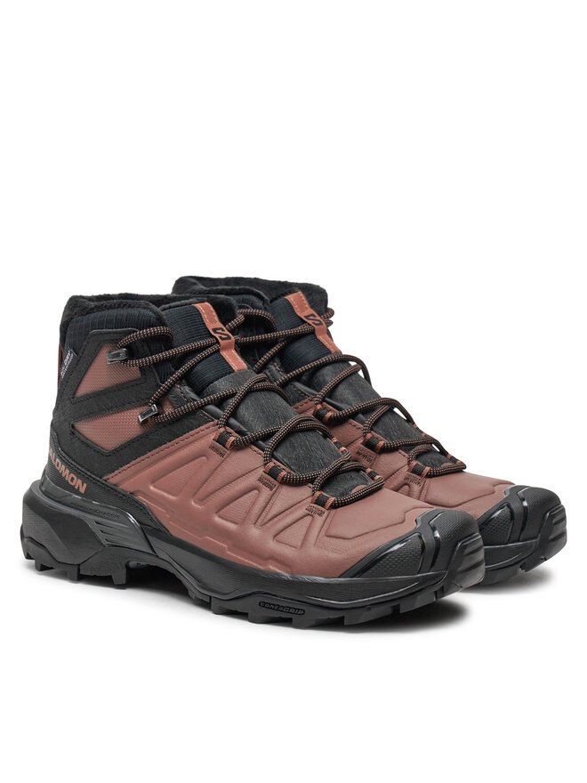 Треккинговые кроссовки X Ultra Snowpilot Waterproof L47585800 Salomon, черный — фото 2