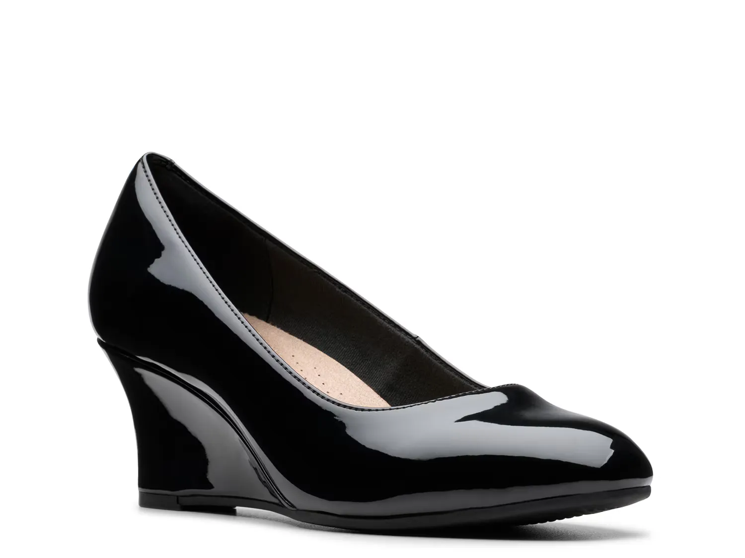 

Туфли Olivette Pearl Wedge Pump Clarks, черный