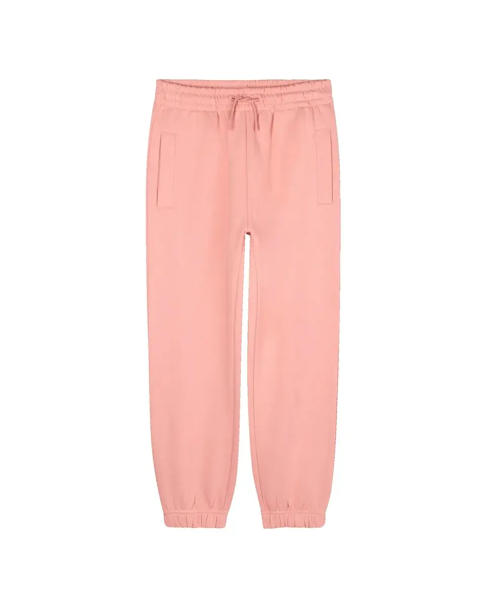 

Детские спортивные штаны для девочки цвета лосося из хлопка Kenzo Kids