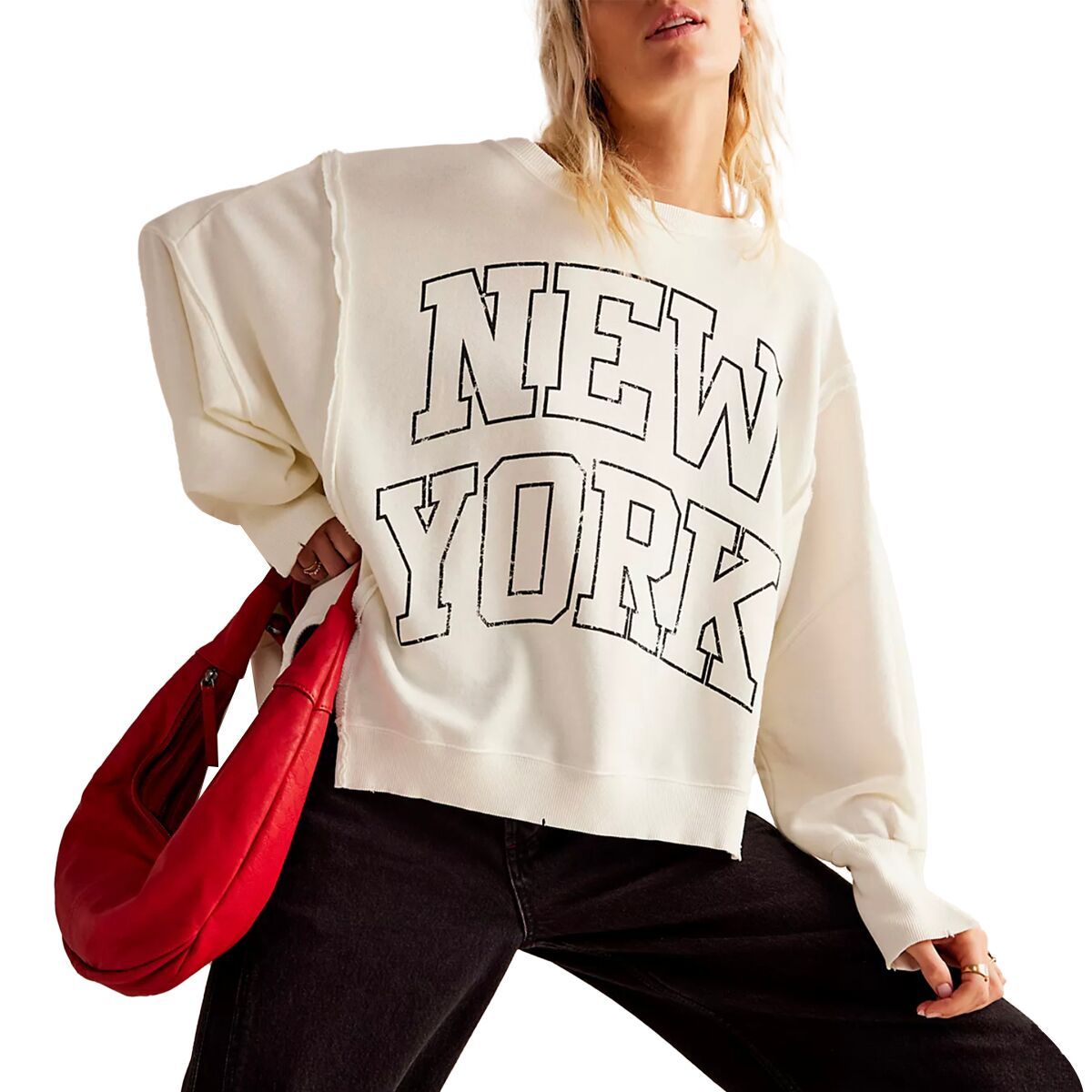 

Графитовый свитшот Camden Free People, мультиколор