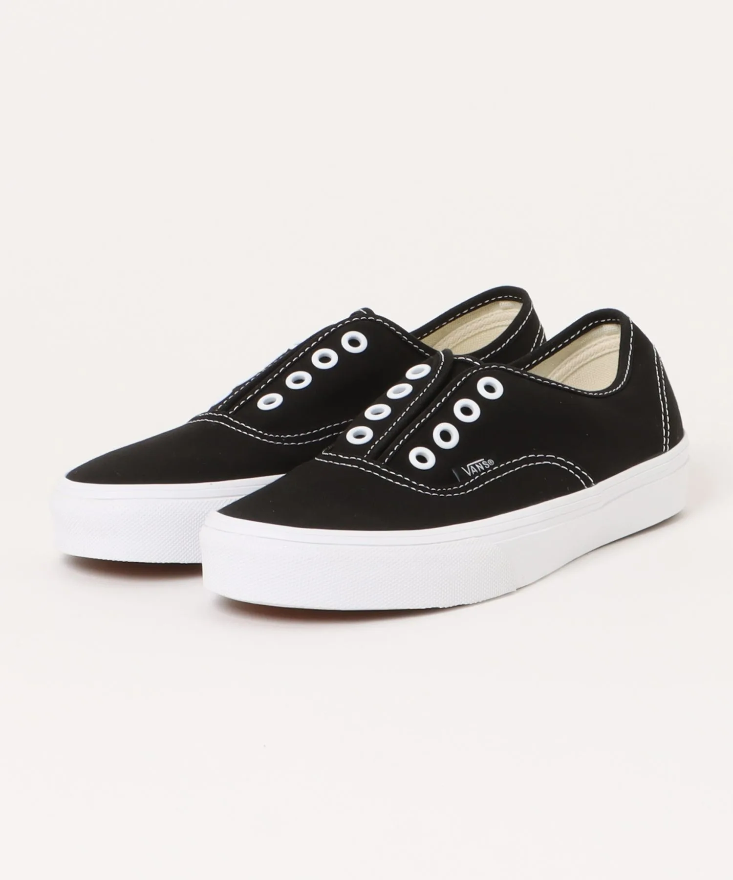 Мужские кроссовки без шнурков VANS AUTHENTIC GORE VN000VA9BA2 чёрные