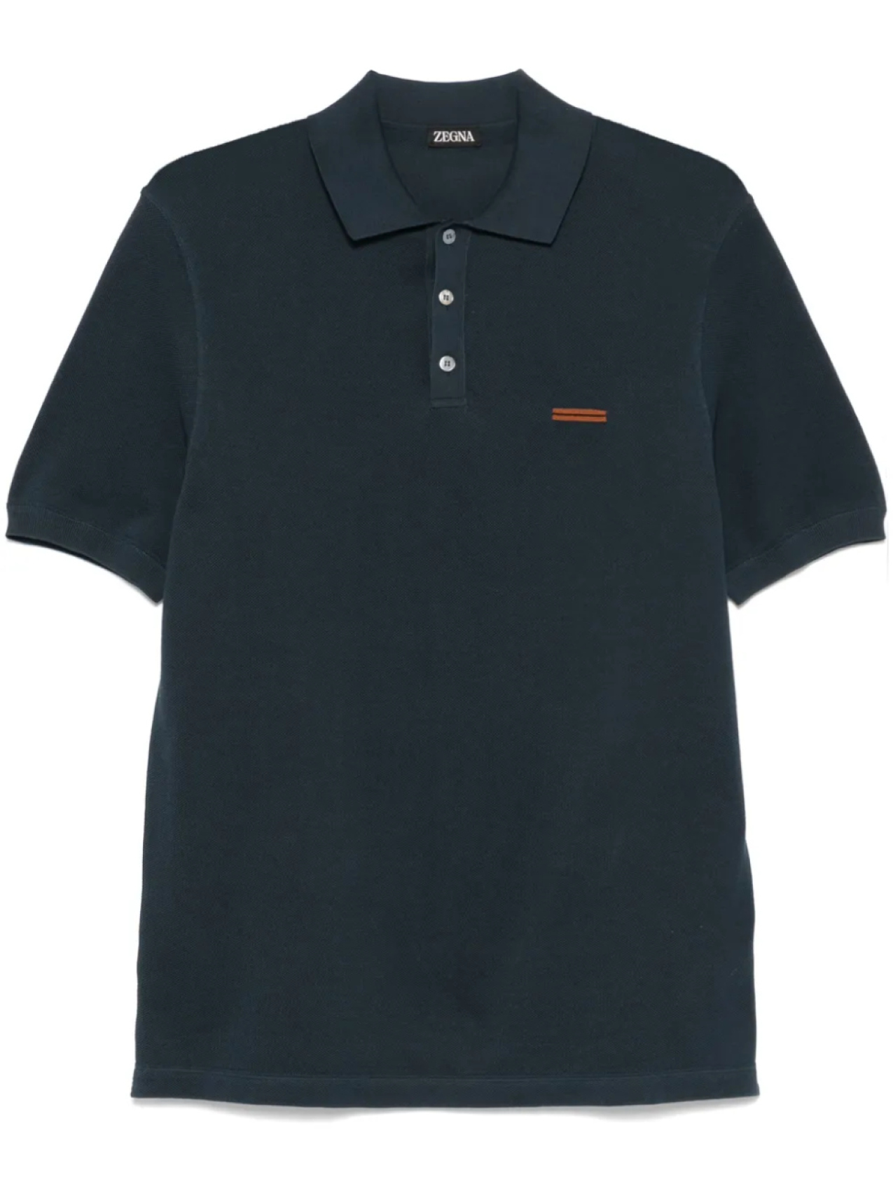 

Рубашка-поло Zegna из хлопка, синий