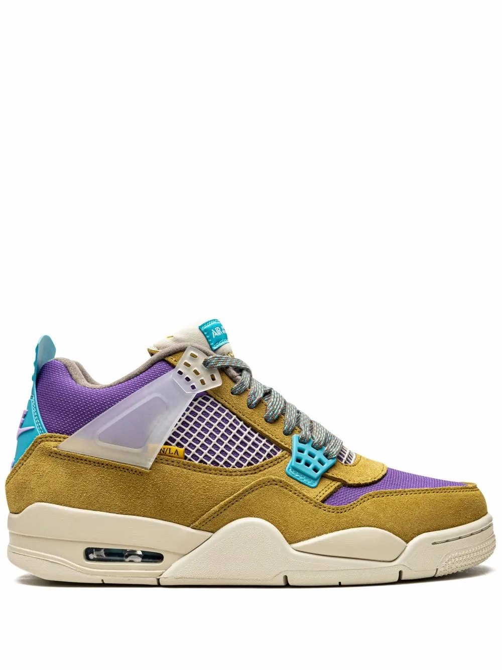 

Кроссовки x Union Air 4 Retro SP 30th Anniversary - Desert Moss Jordan, желтый