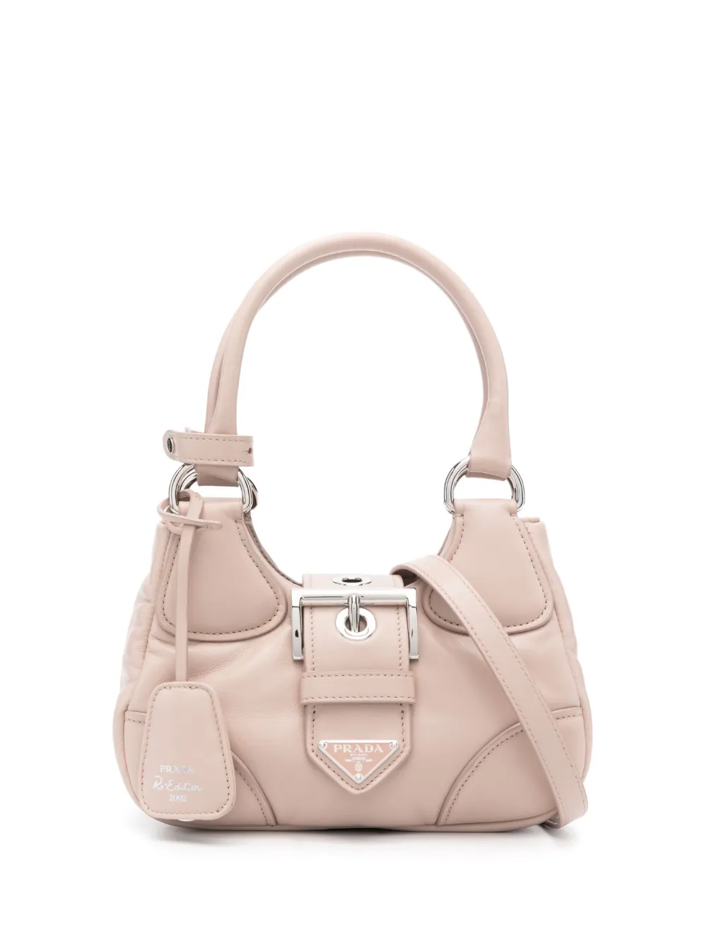 

Сумка-тоут с логотипом Prada, нейтральный