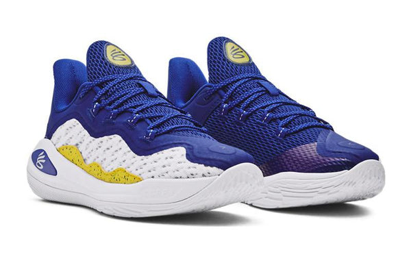 Кроссовки curry 11 basketball shoes 'blue yellow' Under Armour, синий — фото 3